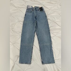 discolored NWT levi’s premium dad jeans color charlie boy light wash sz 23 x 30